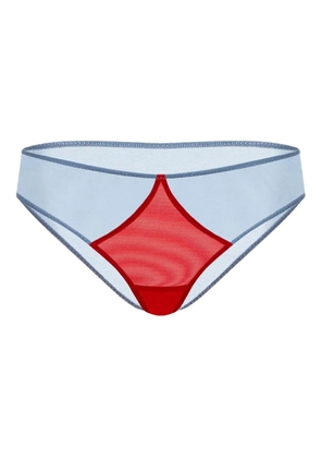 Zhilyova Asteria mesh-panel briefs - Blue