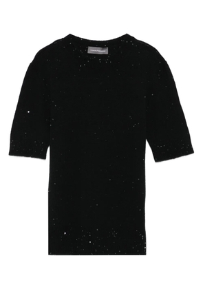 Lorena Antoniazzi sequin-embellished sweater - Black