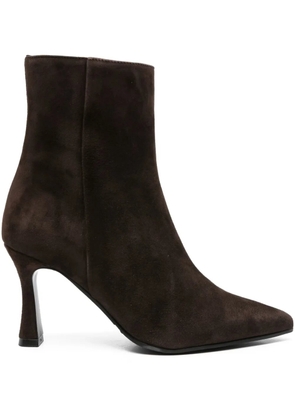Evaluna 80mm pointed-toe ankle boots - Brown