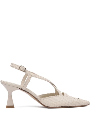 Toni Pons Moritz woven leather ankle-strap pumps - Neutrals