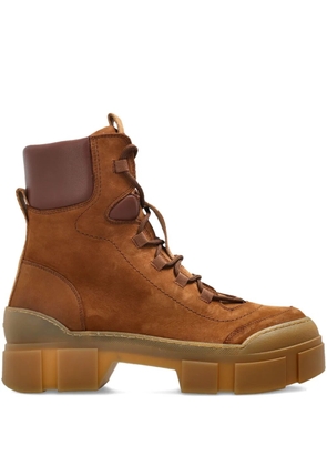 Vic Matie lace-up padded boots - Brown