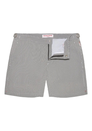 Orlebar Brown Bulldog pinstriped swim shorts - Grey