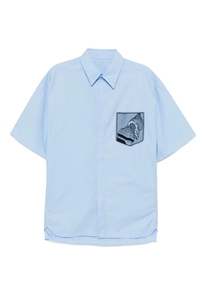 CROQUIS oversized short-sleeved shirt - Blue