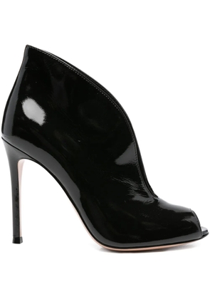 Gianvito Rossi 100mm peep-toe heeled pumps - Black