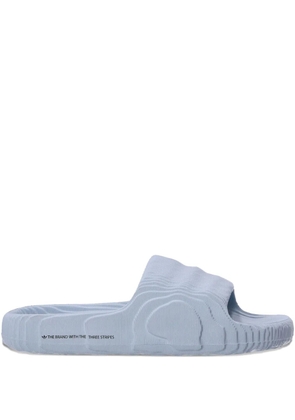 adidas Adilette 22 textured open-toe slides - Blue