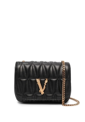Versace small Virtus shoulder bag - Black