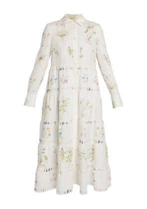 ERDEM long-sleeve shirt dress - White
