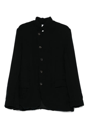 Ricorrrobe stand-up collar button jacket - Black