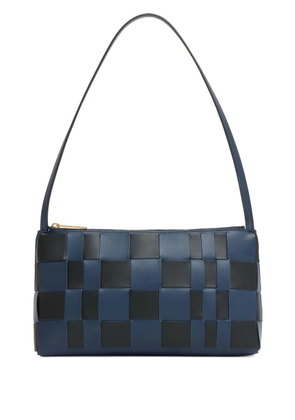 Mansur Gavriel Gaia woven-leather shoulder bag - Black