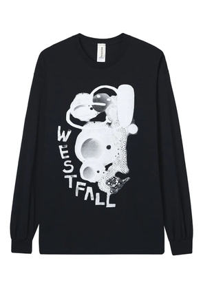 WESTFALL graphic-print long sleeve T-shirt - Black