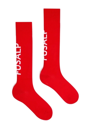 Fusalp Pop II ski socks - Red