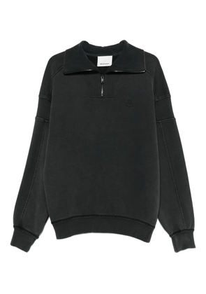 MARANT zip-collar sweatshirt - Black