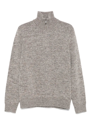 Barena high-neck zip-front sweater - Grey
