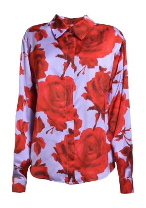 MSGM floral-print shirt - Purple
