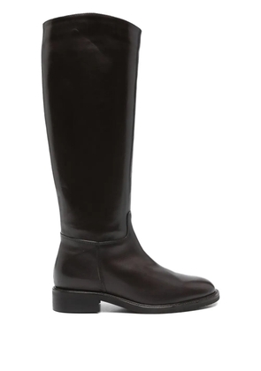 Julie Dee 30mm leather knee-high boots - Brown