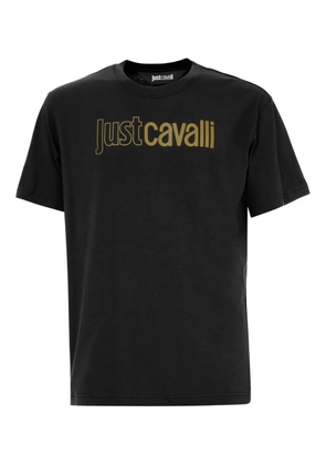 Just Cavalli logo-print T-shirt - Black