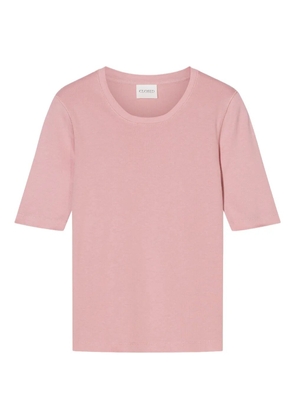 Closed cotton T-shirt - Pink