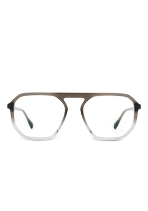 Mykita gradient geometric glasses - Grey