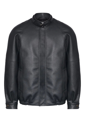 MM6 Maison Margiela belted raglan-sleeve jacket - Black