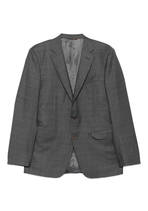 Canali three-button check suit - Grey