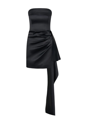 Nicholas Calliope draped mini dress - Black