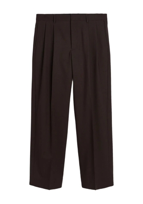 Sunflower pleated trousers - Brown