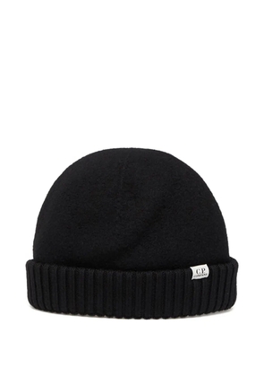 C.P. Company ribbed-knit beanie hat - Black