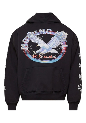 RHUDE Nothing Hill Eagle graphic-print hoodie - Black