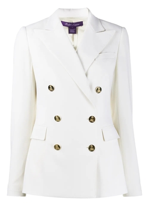Ralph Lauren Collection double breasted fitted blazer - White