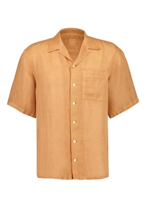 120% Lino linen shirt - Orange