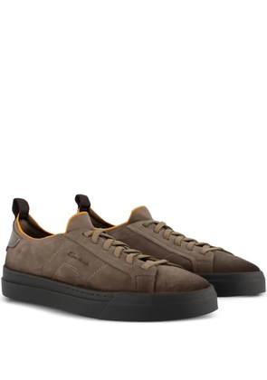 Santoni lace-up sneakers - Brown