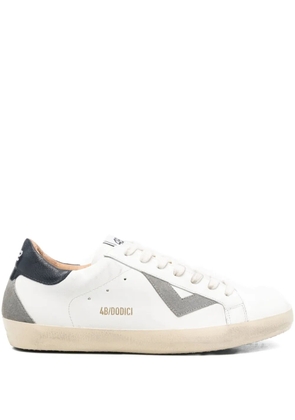 4B12 Suprime panelled sneakers - White