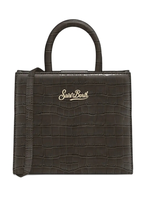 MC2 Saint Barth logo-plaque tote bag - Grey
