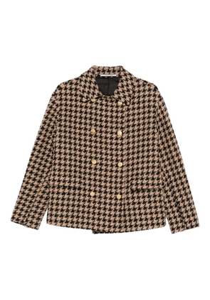 Tagliatore houndstooth double-breasted blazer - Neutrals