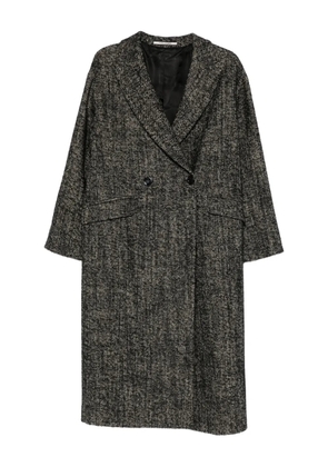 Tagliatore double-breasted coat - Black