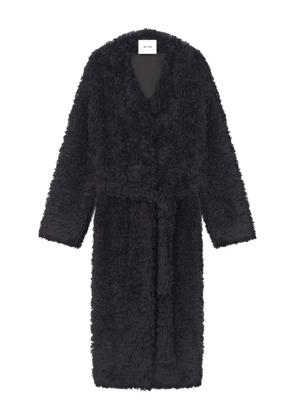 AERON Letty faux-fur belted coat - Brown