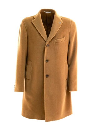 Tagliatore wool coat - Brown