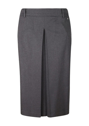 Herno pleated midi skirt - Grey