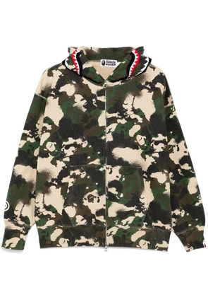 A BATHING APE® printed hoodie - Green