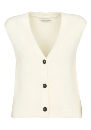 Marc O'Polo button-front knitted vest - White