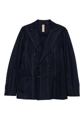Eleventy pinstripe double-breasted blazer - Blue