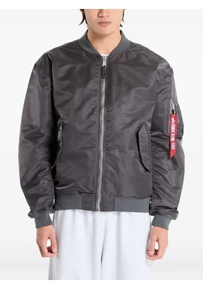 Alpha Industries zip-fastening bomber jacket - Grey