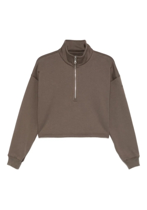 Girlfriend Collective Vega half-zip sweatshirt - Green