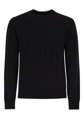 Peserico ribbed-neck sweater - Blue