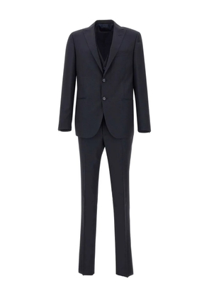 Marchesani peak lapel three-piece suit - Blue