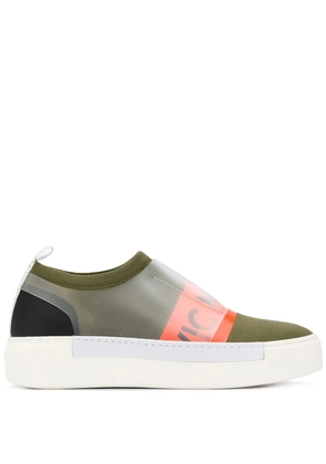 Vic Matie logo strap sock sneakers - Green