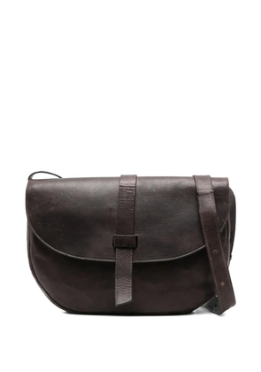 SOMMET leather flap-closure shoulder bag - Brown