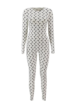 Marine Serre moon jumpsuit - White