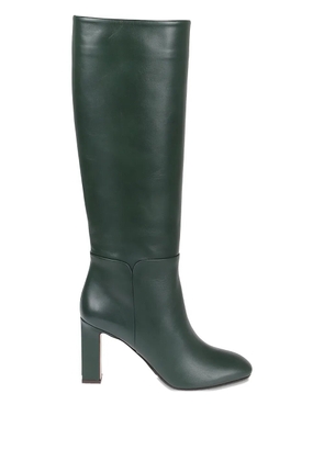 Aquazzura 85mm Sellier leather knee-high boots - Green