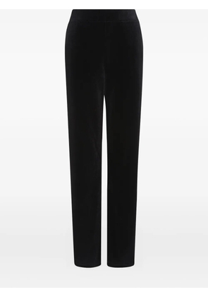 Emporio Armani velvet trousers - Black